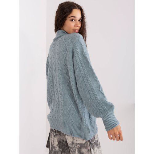 Wool Fashion Italia Sweater-AT-SW-2355-2.12P-Grey-Blue Slike