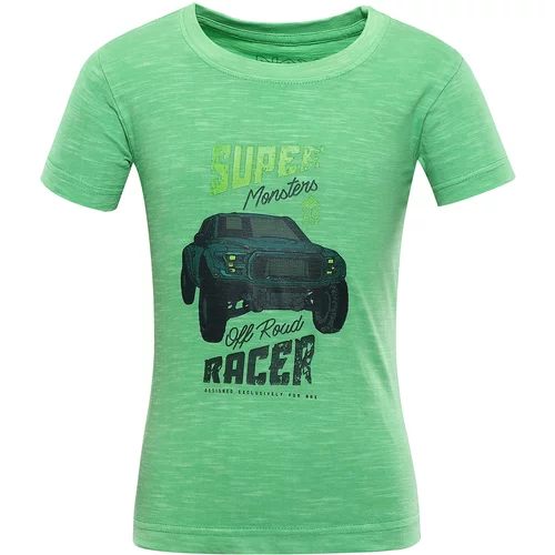 NAX Dětské bavlněné triko JULEO classic green varianta pe