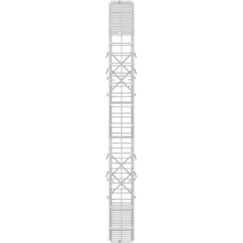  Gabion s 5 mm žicom i mrežom 5x5 cm 100x10x100 cm Slike