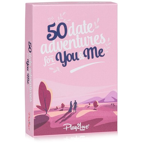 Spielehelden 50 Date Adventures for You &amp;amp; Me, igra s kartami za pare, 50 kart, v angle&amp;scaron;kem jeziku Slike