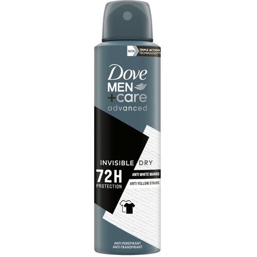 Dove Men + Care Advanced Invisible Dry 72H u spreju antiperspirant 150 ml za mo&amp;scaron;ke Slike