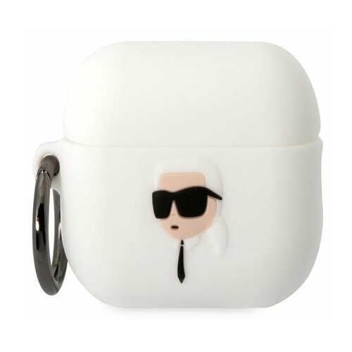 Karl Lagerfeld Airpods Pro 2 White Ovitek Bela Cene