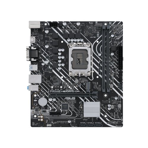 Asus matična ploča PRIME H610M-D D4 Intel H610, LGA1700, 2xDDR4, VGA, HDMI, mATX Slike