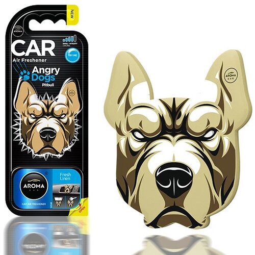  MIRIS ZA AUTO AROMA CAR ANGRY DOGS FRESH LINEN Slike