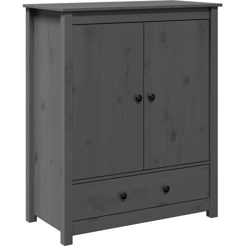 Maison Chic Komoda - Predalnik siva 83x41,5x100 cm trdna borovina, (21715531) Slike