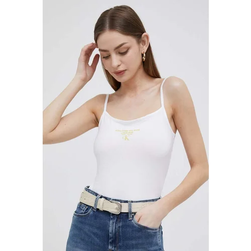 Calvin Klein Jeans Top ženski, črna barva