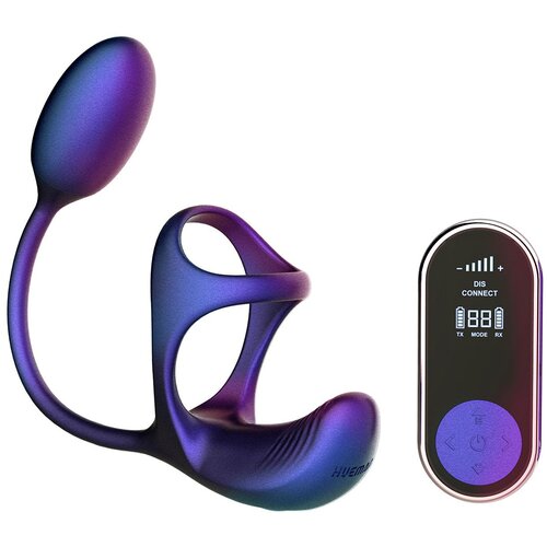 Hueman Halo Orbit Cock &amp;amp; Ball Ring with Thrusting Bullet Slike
