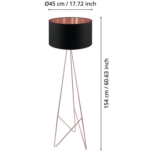 Eglo podna lampa camporale 39229 Slike