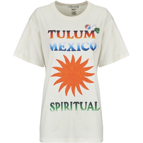 Newtone Majice s kratkimi rokavi TULUM TRACKER Bela Cene