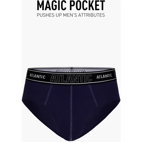 Atlantic Men ́s briefs Magic Pocket - blue