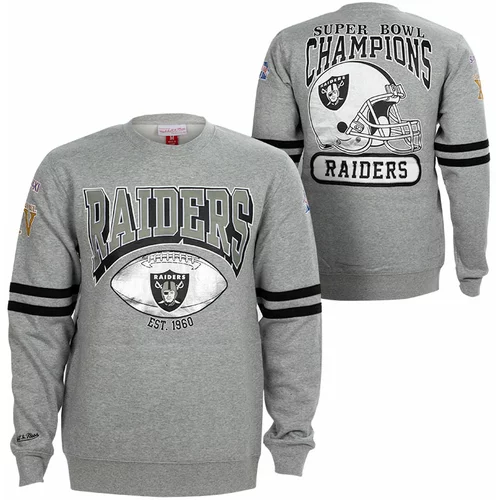 Mitchell And Ness las vegas raiders mitchell & ness all over print crew pulover