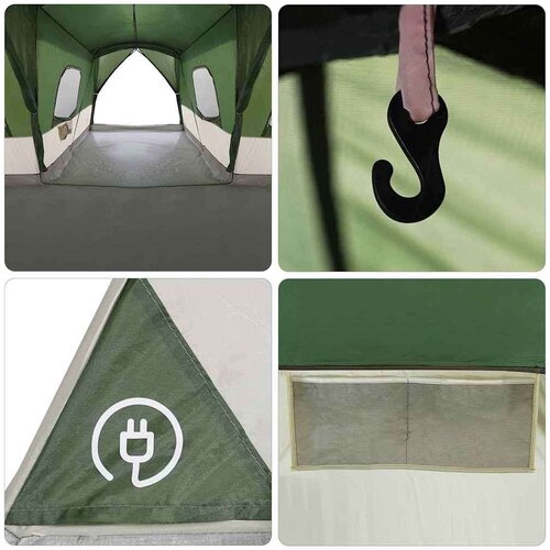  &amp;Scaron;otor Zelena 680 x 510 x 210 cm 185T poliester s PU premazom Slike
