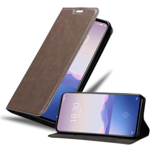 Cadorabo Ohi&scaron;je, združljivo z MEIZU 16S v kavovinsko rdeča - Za&scaron;čitni ovitek z magnetnim zapiranjem, stoječo funkcijo in režo za kartice, (20549921) Cene
