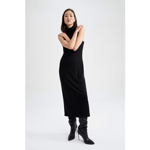 Defacto bodycon Midi Short Sleeve Knitted Dress Slike