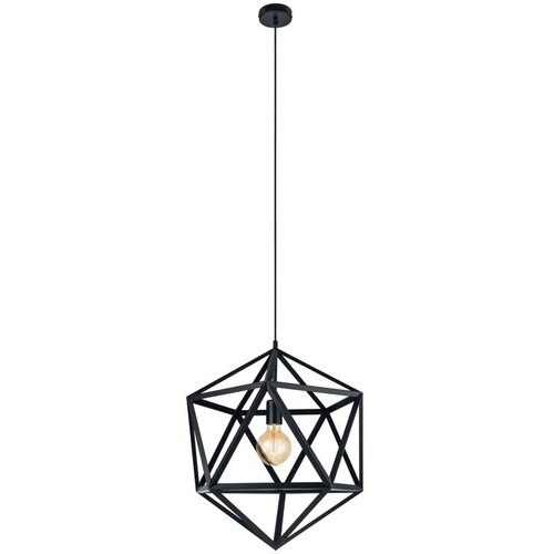 Eglo Viseća lampa EMBLETON E27 46 cm crna 49762 Slike