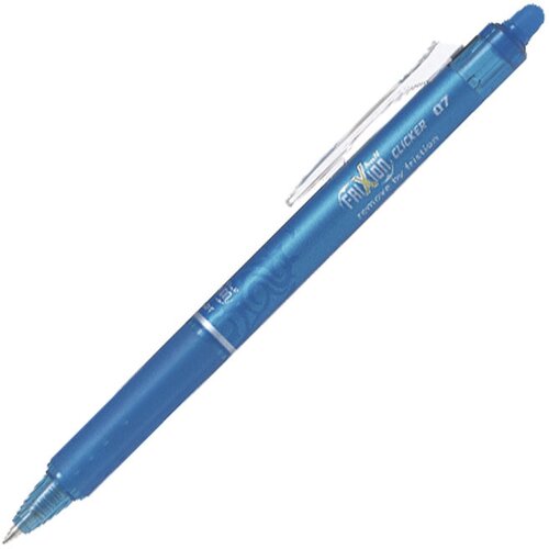 Roler GEL 0,7 MM FRIXION BALL CLICKER PI&Scaron;I-BRI&Scaron;I PILOT BLRT-FR7-LB SVIJETLOPLAVI Cijene