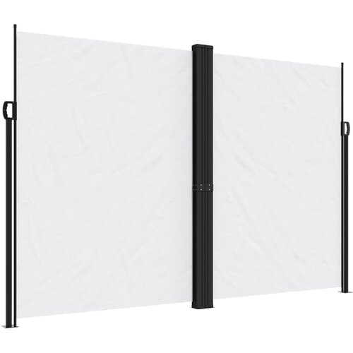 Maison Chic Zložljiva stranska tenda - Senčniki bela 220x1200 cm, (22039442) Cene