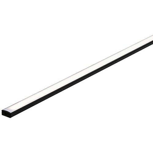 PAULMANN Difuzor za profile Base Profil (Do x V: 1 m x 9 mm, Črna) Cene