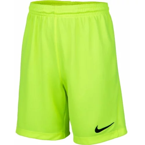 Nike DRI-FIT PARK 3 JR TQO Dječačke nogometne hlačice, reflektirajući neon, veličina