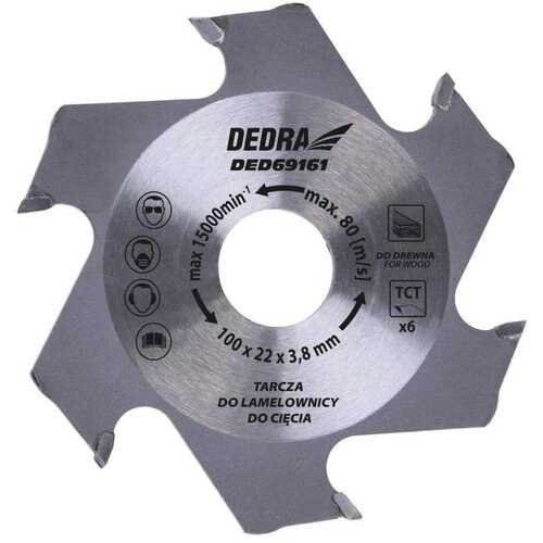 Dedra WIDIA rezalna plošča za lamelni rezkar 6 zob 100x22mm, (20849466) Cene
