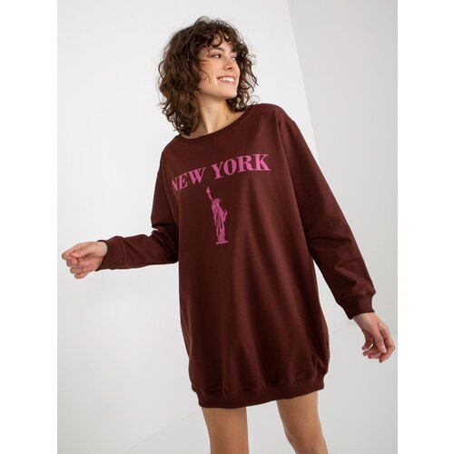 VITON Sweatshirt-VI-BL-3212.15X-brown-pink Cijene