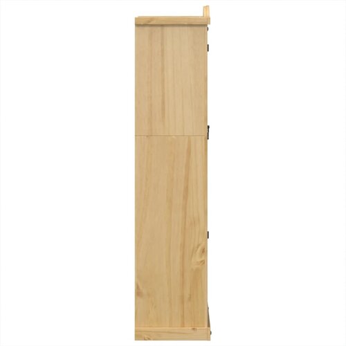  Vitrina sa staklom Corona 99x43x187 cm masivna borovina Slike