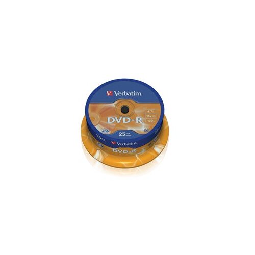  DVD-R, VERBATIM,4,7 GB,16X, spindle 25... Cijene