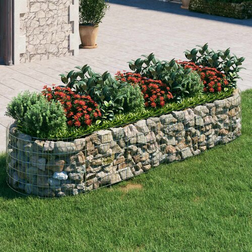 vidaXL Gabionska povišena gredica od pocinčanog željeza 300x100x50 cm Cijene