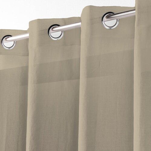 Douceur d int&amp;eacute;rieur Bež prozirna zavjesa 140x280 cm Telma &amp;ndash; Slike