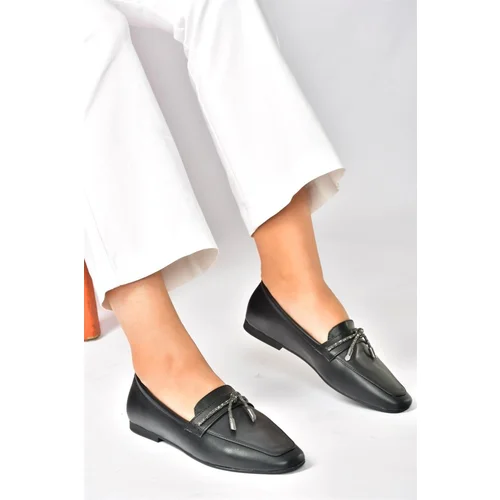 Fox Shoes Black Stone Daily Women's Flats