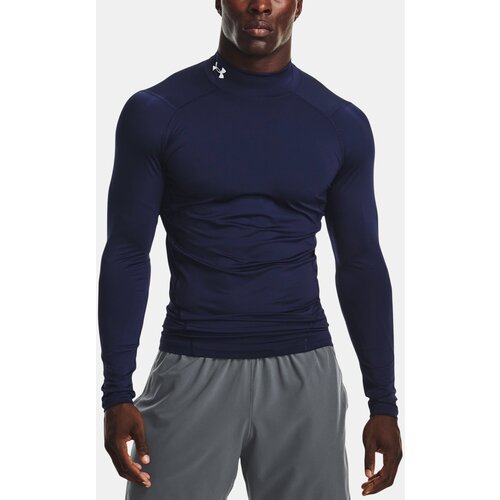 Under Armour Men's T-shirt UA HG Armour Comp Mock LS-BLU - Men Slike