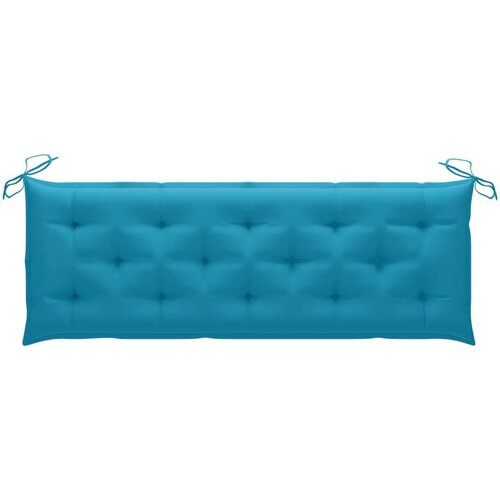  Jastuk za vrtnu klupu plavi 150 x 50 x 7 cm od tkanine Oxford Slike
