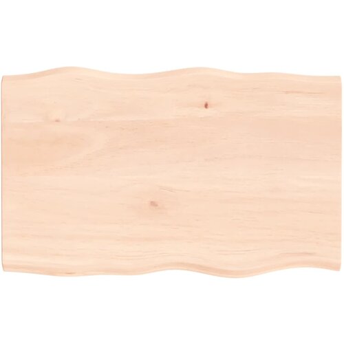 vidaXL Stolna ploča 80x50x2 cm netretirana hrastovina sa živim rubom Cijene