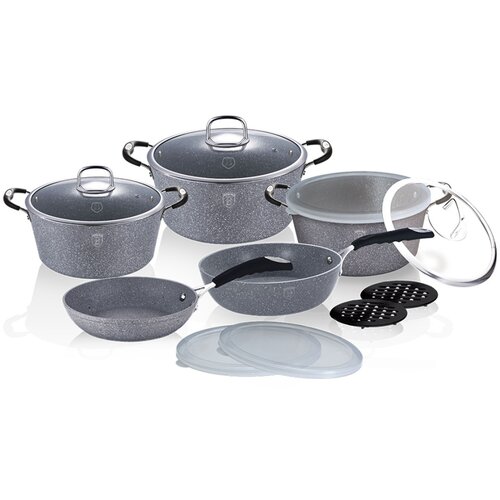 Berlinger Haus BH-6176 set granitnih loncev na dotik kamna, (21400748) Slike