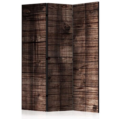  Paravan u 3 dijela - Dark Brown Boards [Room Dividers] 135x172 Cijene