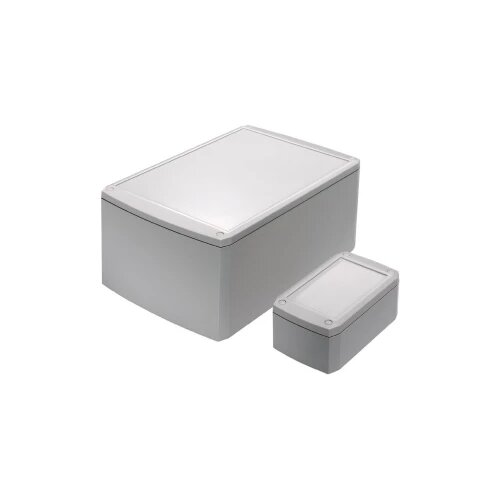 Camdenboss Axxatronic 33101003-CON-Univerzalno kući&amp;scaron;te, ABS svijetlo sivo, 125x75x50mm Slike