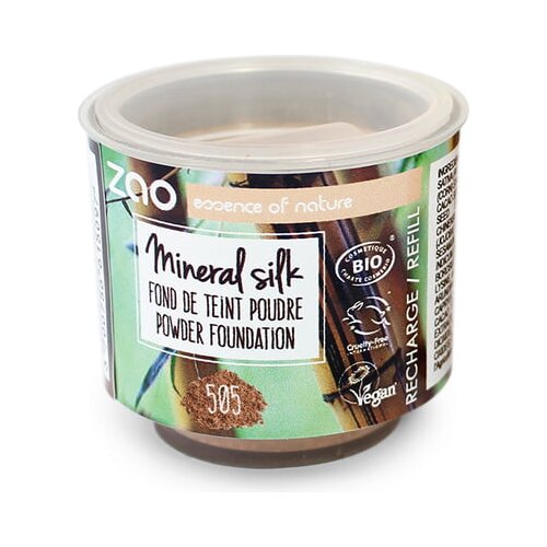 Zao Refill Mineral Silk - 505 Coffee Beige Cene