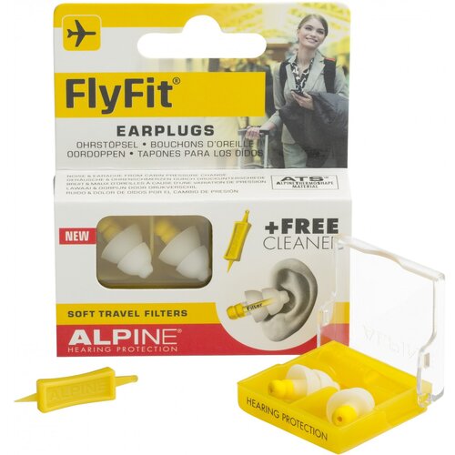  Čepki Za U&amp;scaron;esa - Za Potovanja - Flyfit Earplugs Alpine - Par Slike