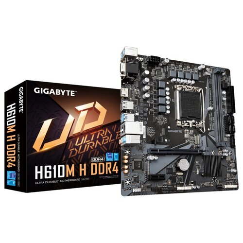 Gigabyte MB [H610M H DDR4 G10] LGA1700; 2xDDR4 up to 64GB 1xM.2; HDMI,VGA; 2xPS2; 6xUSBH610M H V2 DDR4 G10 Cijene