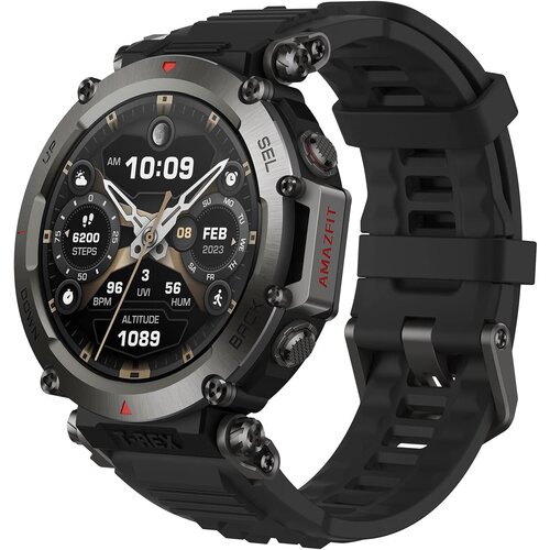 Amazfit Pametni sat, 1.39&amp;quot; AMOLED, Vodootporan 10ATM, BT, WiFi, GPS Amazfit T-REX Ultra, Crni Slike