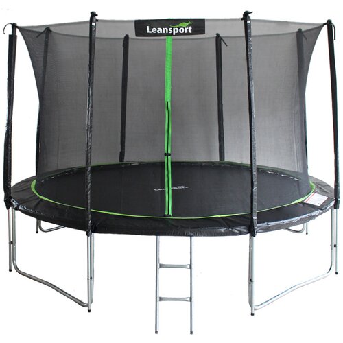  Trampolin 14 FT - črn Slike