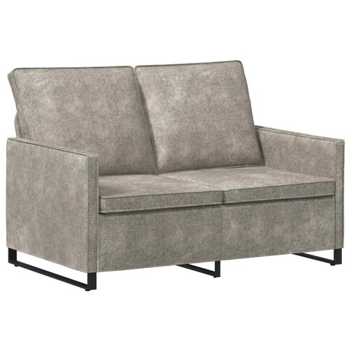  Set sofe 2 pcs Svjetlosiva Umjetni sued - Svjetlosiva 1-Sjedalo + 2-Sjedalo (120 cm) Slike