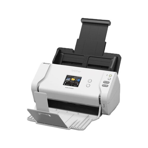 Brother ADS-2700W, A4 document scanner, Wireless&Wired, 35 ppm 2-sided scan, greyscale, colour&monochrome, 50 page ADF with multipage scan, 600x600dpi, 256MB RAM, 9.3cm colour touchscreen all-in-one štampač Slike