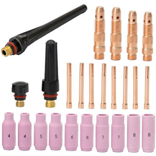 Ipotools set potrošnega materiala za tig wp 17/18/26 gorilnik - 25 delni Cene