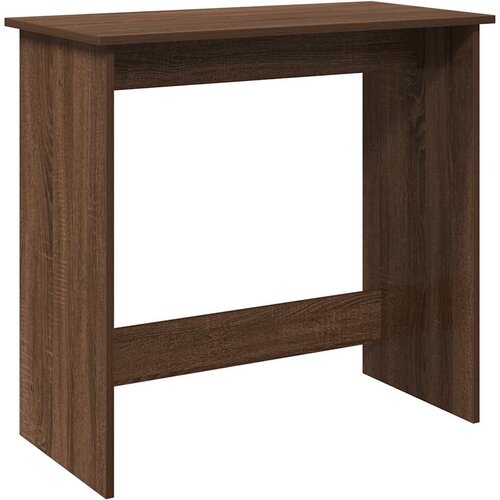 Maison Chic Pisalna miza - pisarni&amp;scaron;ka miza - Računalni&amp;scaron;ka miza rjavi hrast 80x40x75 cm inženirski les, (21785045) Slike