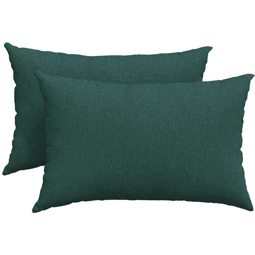 VidaXL jastučići za sofu 2 pcs tamnozelena 60 x 40 cm tkanina Slike