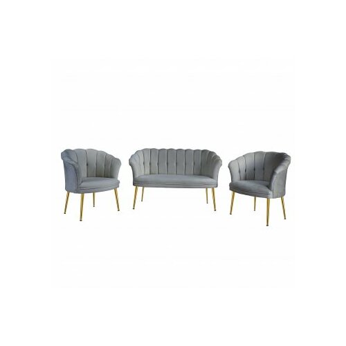 Atelier Del Sofa sofa i fotelja daisy gold metal grey Slike