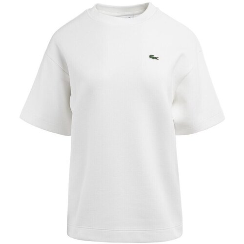 Lacoste Majice s kratkimi rokavi TF730170V Bela Slike