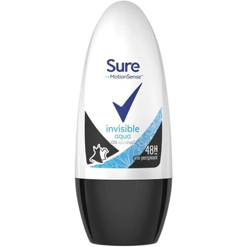 Sure ženski dezodorans roll-on invisible aqua 50 ml Cene