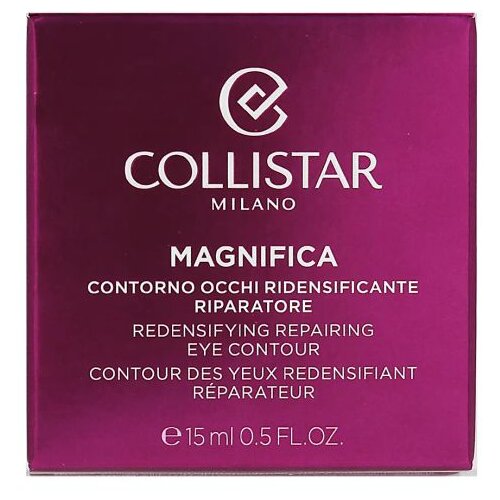 Collistar Magnifica&amp;reg; Redensifying Repairing Eye Contour krema za oči proti gubam, zabuhlosti in temnim kolobarjem 15 ml za ženske Slike